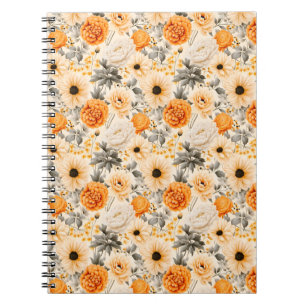 Design der Herbstflorreihe 1 Notizblock