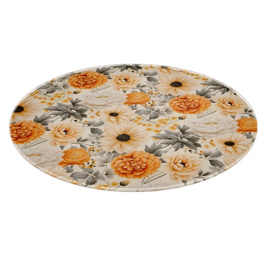 Design der Herbstflorreihe 1 Schneidebrett (Ecke)