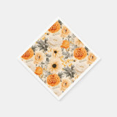 Design der Herbstflorreihe 1 Serviette (Ecke)