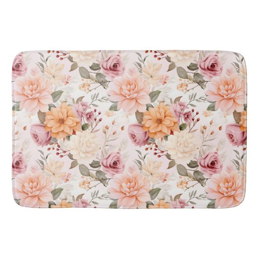 Design der Herbstflorreihe 2 Badematte (Vorderseite)