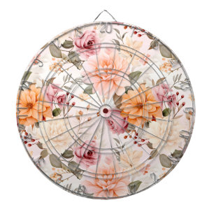 Design der Herbstflorreihe 2 Dartscheibe