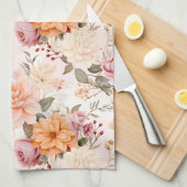 Design der Herbstflorreihe 2 Geschirrtuch (Viertel Falte)