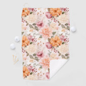 Design der Herbstflorreihe 2 Golfhandtuch (Insitu)