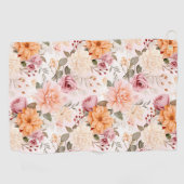 Design der Herbstflorreihe 2 Golfhandtuch (Horizontal)