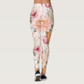 Design der Herbstflorreihe 2 Leggings (Rückseite)