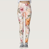 Design der Herbstflorreihe 2 Leggings (Vorderseite)