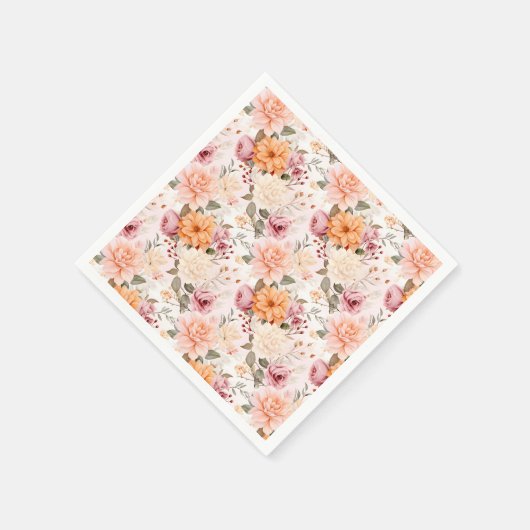 Design der Herbstflorreihe 2 Serviette (Ecke)