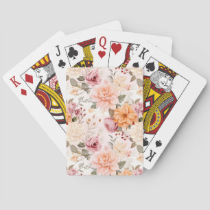 Design der Herbstflorreihe 2 Spielkarten