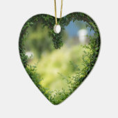 Design der Herz-Hedge-Technik Keramikornament (Links)