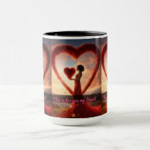 "Design der herzerwärmenden Tasse-Liebe: Perfektes Tasse (Zentrum)