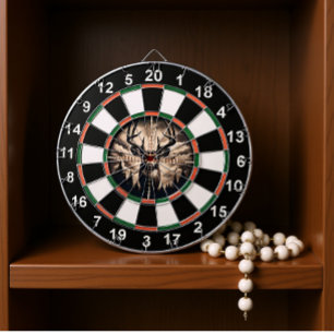 Design der Hirsch- und Waldobjekte Dartscheibe