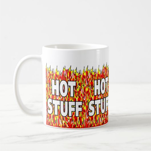 Design der Hot-Stuck Kaffeetasse (Links)