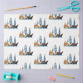 Design der Hübschen Blue Nautical Series 12 Seidenpapier (Basteln)