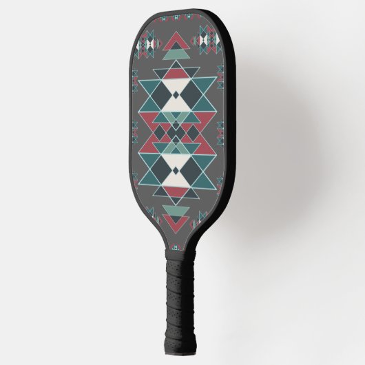 Design der indischen Kunst im Südwesten Pickleball Schläger (Links)