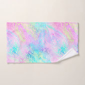 Design der iridescent Leopard-Serie 10 Badhandtuch Set (Handtuch)