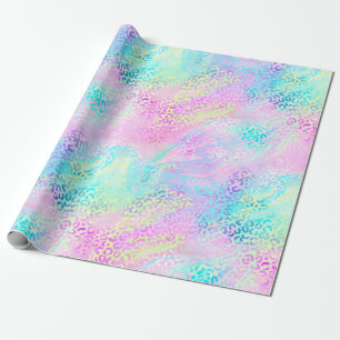Design der iridescent Leopard-Serie 10 Geschenkpapier