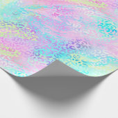Design der iridescent Leopard-Serie 10 Geschenkpapier (Ecke)
