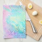 Design der iridescent Leopard-Serie 10 Geschirrtuch (Viertel Falte)