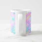 Design der iridescent Leopard-Serie 10 Jumbo-Tasse (Rückseite)