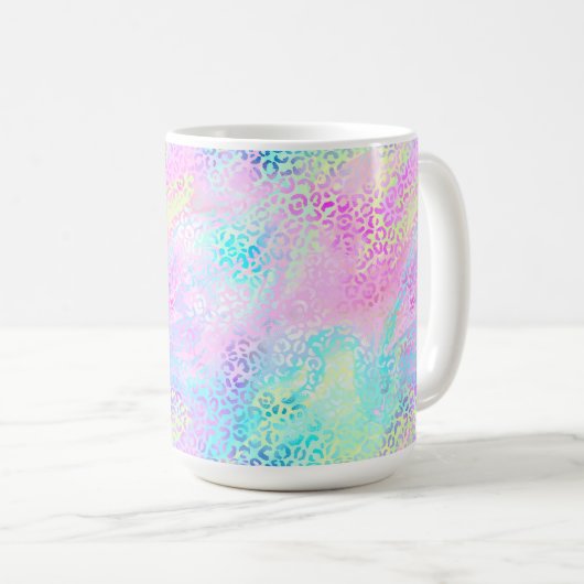 Design der iridescent Leopard-Serie 10 Kaffeetasse (VorderseiteRechts)