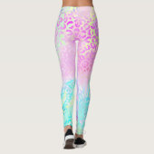 Design der iridescent Leopard-Serie 10 Leggings (Rückseite)