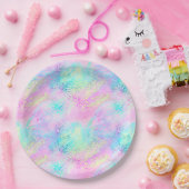 Design der iridescent Leopard-Serie 10 Pappteller (Party)