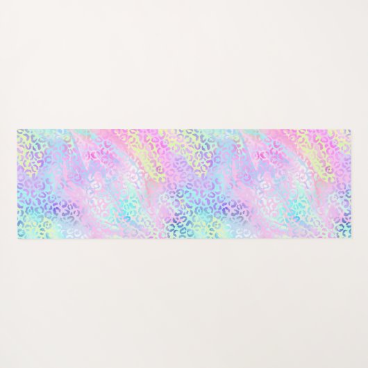 Design der iridescent Leopard-Serie 10 Yogamatte (Rückseite (Horizontal))