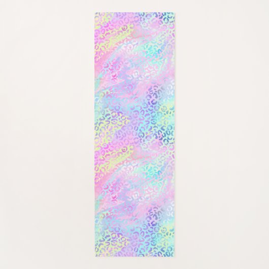 Design der iridescent Leopard-Serie 10 Yogamatte (Vorderseite)