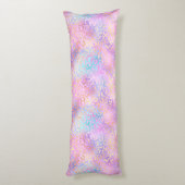 Design der iridescent Leopard-Serie 11 Seitenschläferkissen (Rückseite (Vertikal))