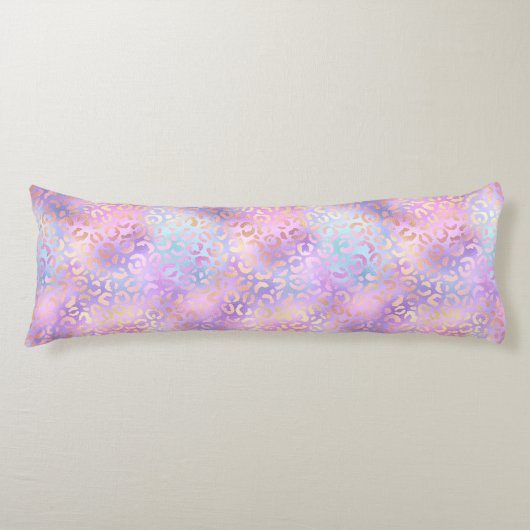 Design der iridescent Leopard-Serie 11 Seitenschläferkissen (Vorderseite)