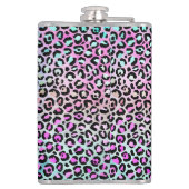 Design der iridescent Leopard-Serie 12 Flachmann (Rückseite)