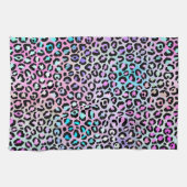 Design der iridescent Leopard-Serie 12 Geschirrtuch (Horizontal)