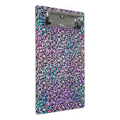 Design der iridescent Leopard-Serie 12 Mini Klemmbrett (Schrägansicht)