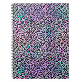 Design der iridescent Leopard-Serie 12 Notizblock (Vorderseite)