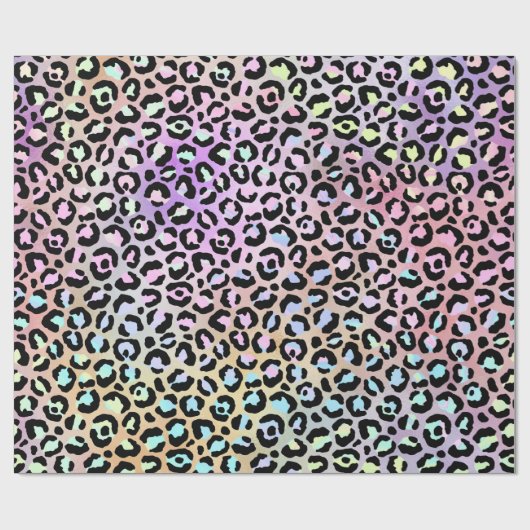 Design der iridescent Leopard-Serie 6 Geschenkpapier (Flach)