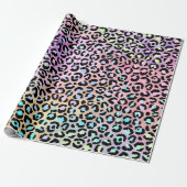 Design der iridescent Leopard-Serie 6 Geschenkpapier (Ungerollt)