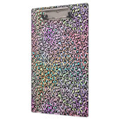 Design der iridescent Leopard-Serie 6 Klemmbrett (Links)
