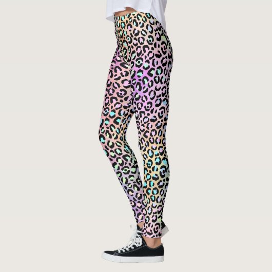 Design der iridescent Leopard-Serie 6 Leggings (Links)