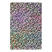 Design der iridescent Leopard-Serie 6 Mini Klemmbrett (Rückseite)