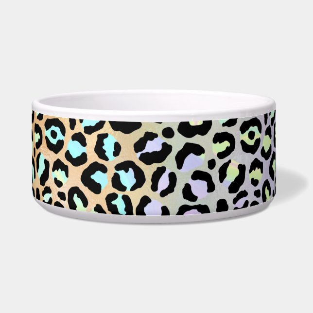 Design der iridescent Leopard-Serie 6 Napf (Vorderseite)