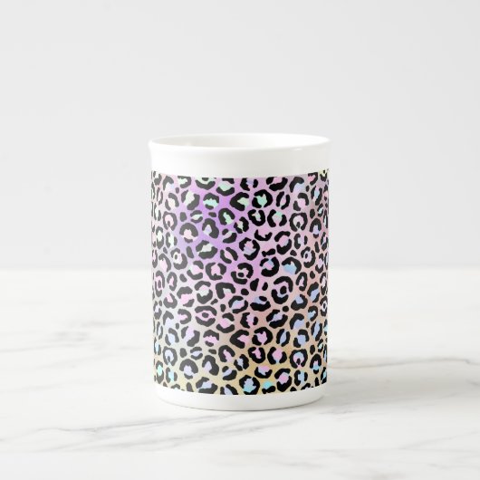 Design der iridescent Leopard-Serie 6 Porzellantasse (Vorderseite)