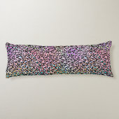 Design der iridescent Leopard-Serie 6 Seitenschläferkissen (Rückseite)