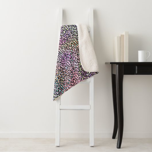Design der iridescent Leopard-Serie 6 Sherpadecke (Beispiel)