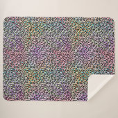 Design der iridescent Leopard-Serie 6 Sherpadecke (Vorderseite (Horizontal))