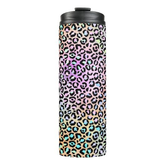 Design der iridescent Leopard-Serie 6 Thermosbecher (Vorderseite)