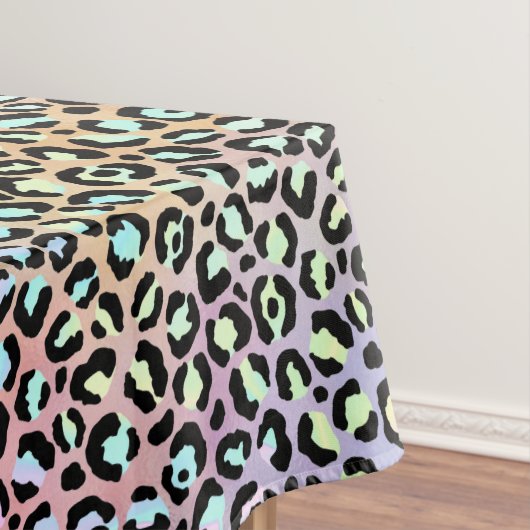 Design der iridescent Leopard-Serie 6 Tischdecke (Beispiel)