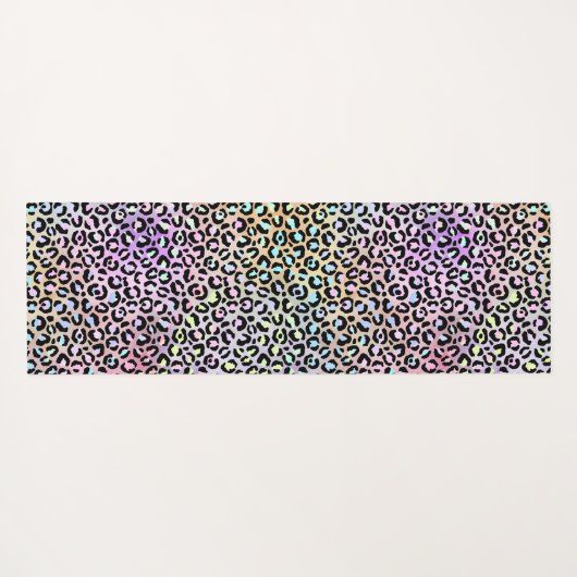 Design der iridescent Leopard-Serie 6 Yogamatte (Rückseite (Horizontal))