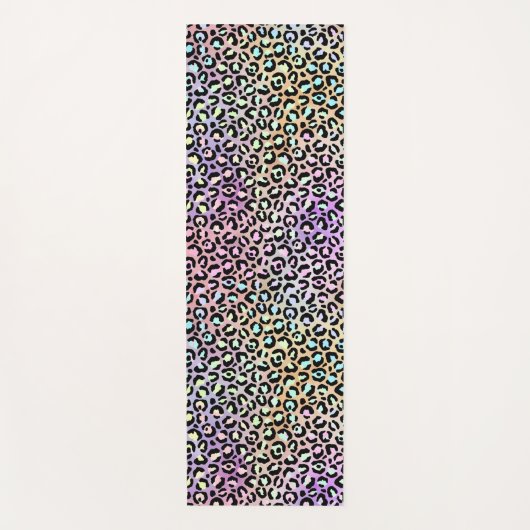 Design der iridescent Leopard-Serie 6 Yogamatte (Vorderseite)