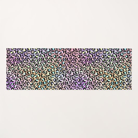 Design der iridescent Leopard-Serie 6 Yogamatte (Vorderseite (Horizontal))