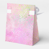 Design der irideszierenden Leopard-Serie 1 Geschenkschachtel (Rückseite)